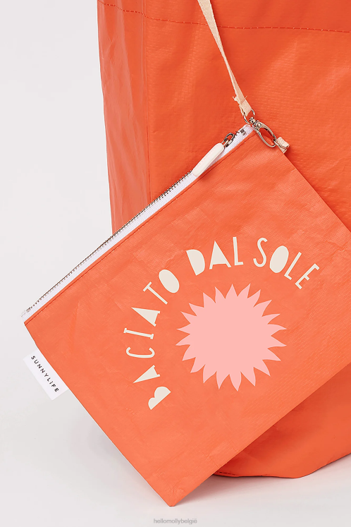 accessoires Hello Molly Sunnylife draagtas baciato dalzool terracotta XR2L10140