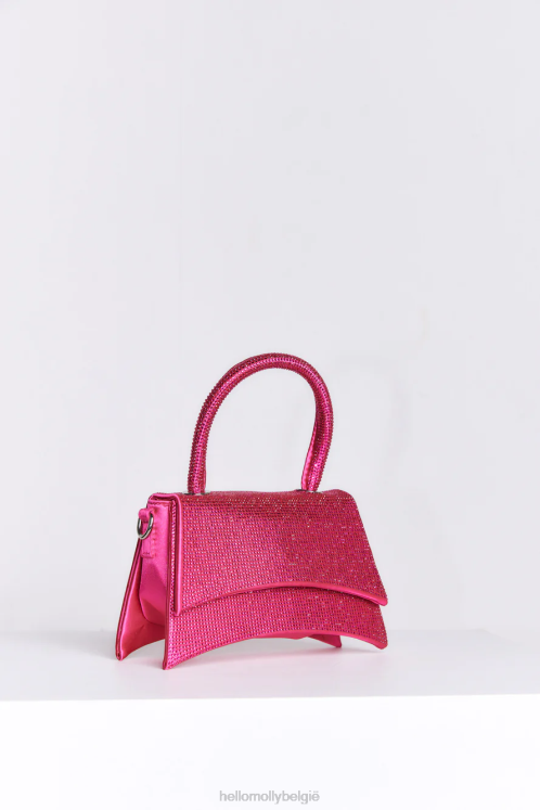 accessoires Hello Molly billini alana crossbodytas roze diamanten XR2L10160