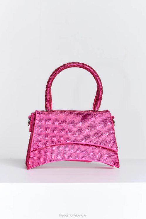 accessoires Hello Molly billini alana crossbodytas roze diamanten XR2L10160