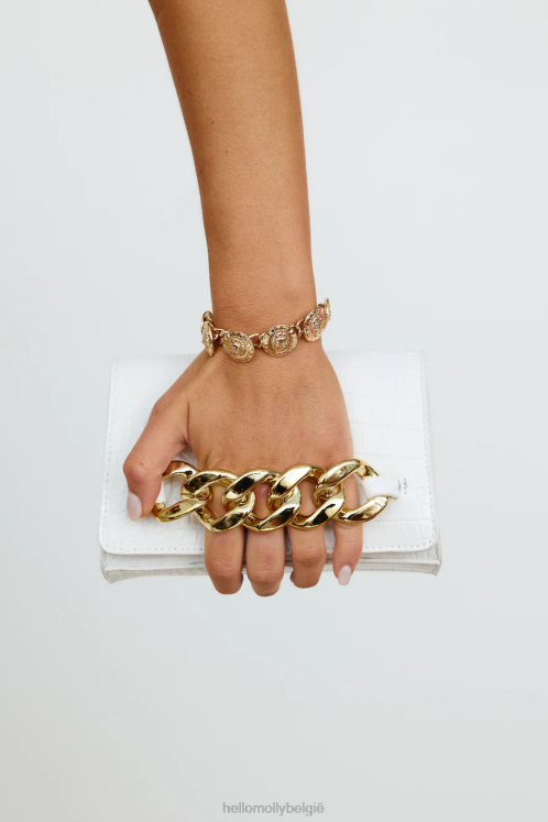 accessoires Hello Molly billini annabelle crossbodytas wit krokodil XR2L10144