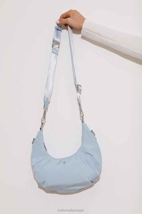 accessoires Hello Molly peta + jain nina tas blauw nylon zilver XR2L10156