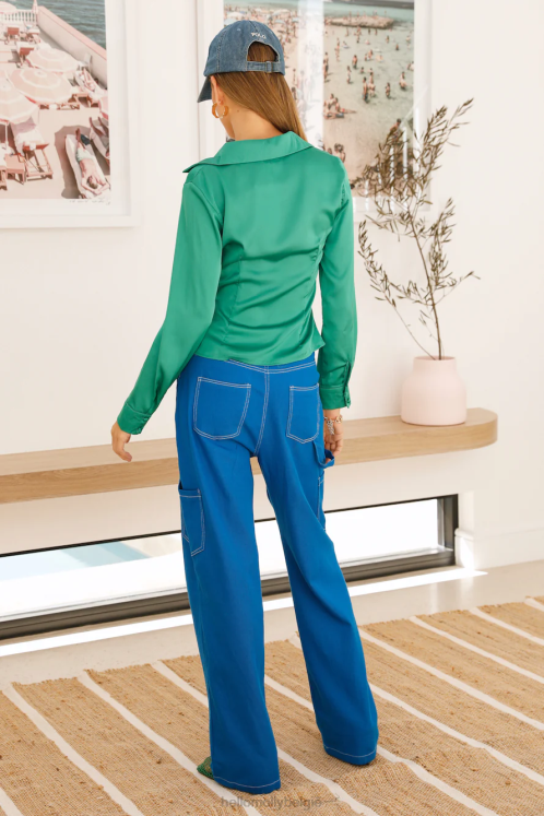 kleding Hello Molly Outer Space broek blauw XR2L9741