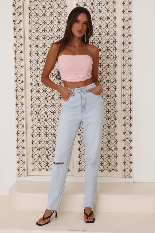 kleding Hello Molly rider by lee hi mom jeans lucky fade XR2L9755