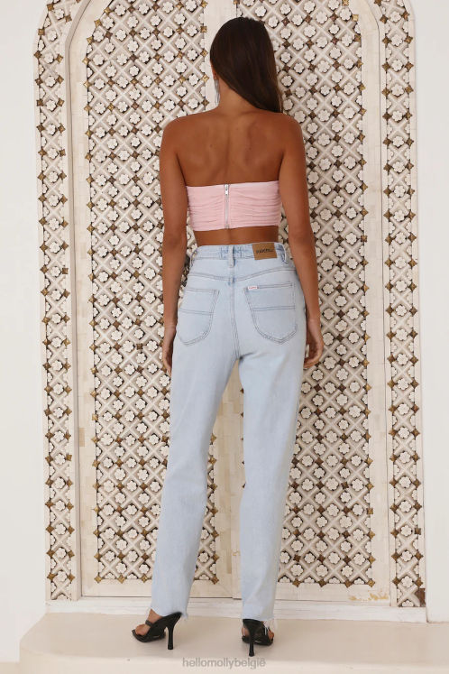 kleding Hello Molly rider by lee hi mom jeans lucky fade XR2L9755