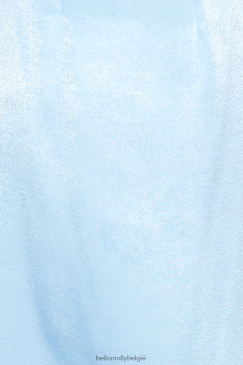 kleding Hello Molly Nachten in zijden satijnen maxirok blauw XR2L5950