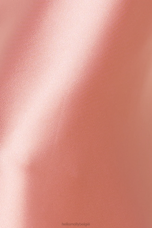 kleding Hello Molly VIPS geaccepteerde satijnen midirok roze XR2L9594