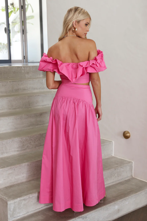 kleding Hello Molly seven wonders savannah maxi rok roze XR2L9650
