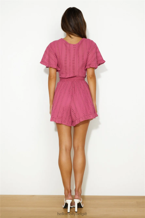 kleding Hello Molly Chasing Summertime romper roze XR2L7917