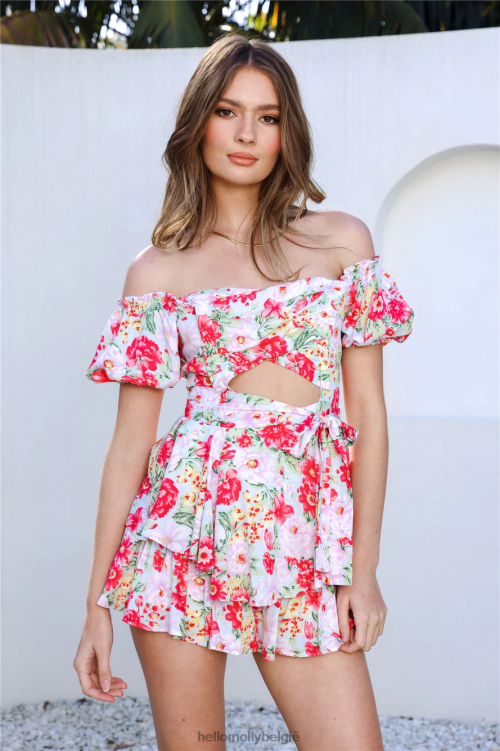 kleding Hello Molly Fresh picking rompertje blauw XR2L7765