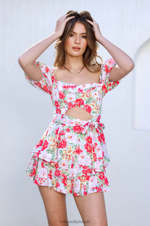 kleding Hello Molly Fresh picking rompertje blauw XR2L7765