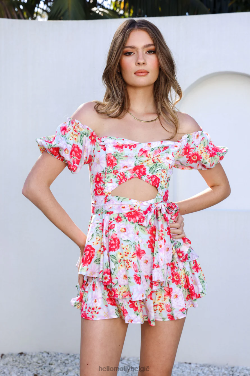 kleding Hello Molly Fresh picking rompertje blauw XR2L7765