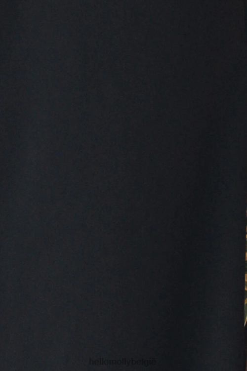 kleding Hello Molly Ik hoop dat je dans jumpsuit zwart XR2L7783