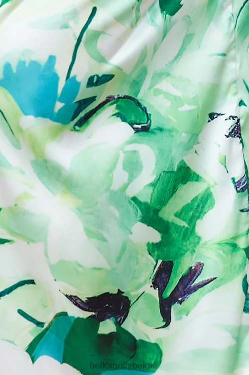 kleding Hello Molly Jaren '70 rand jumpsuit groen XR2L6982