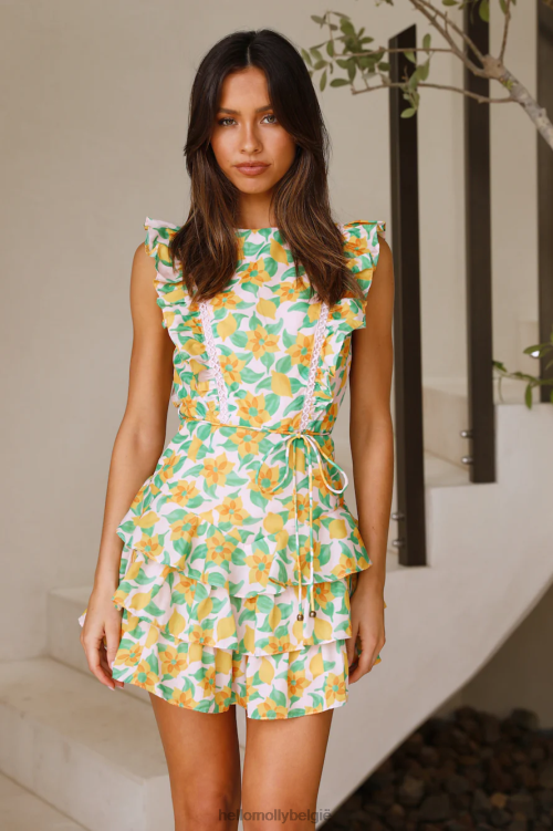 kleding Hello Molly bubbelende bezienswaardigheden romper met bloemen XR2L7840