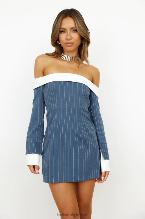 kleding Hello Molly chique business romper navy XR2L7937