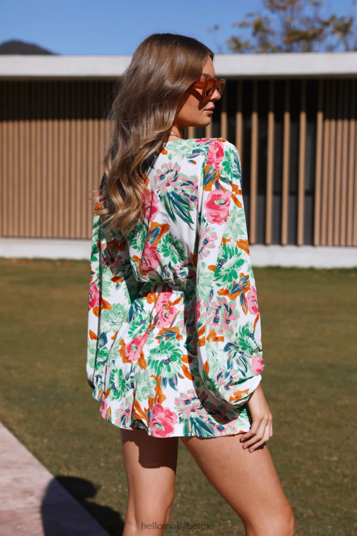 kleding Hello Molly geheime leven romper groen XR2L7854