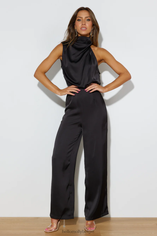 kleding Hello Molly jeugdige dagen jumpsuit zwart XR2L7813