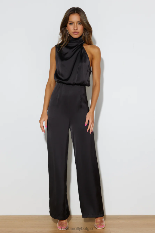 kleding Hello Molly jeugdige dagen jumpsuit zwart XR2L7813