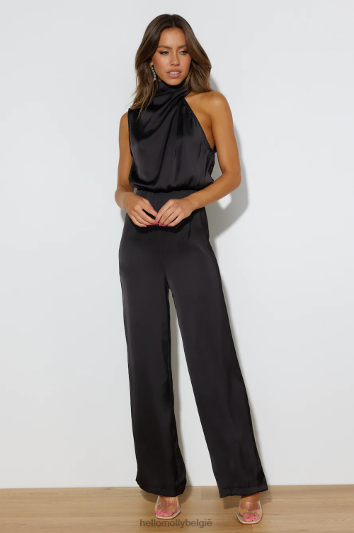 kleding Hello Molly jeugdige dagen jumpsuit zwart XR2L7813