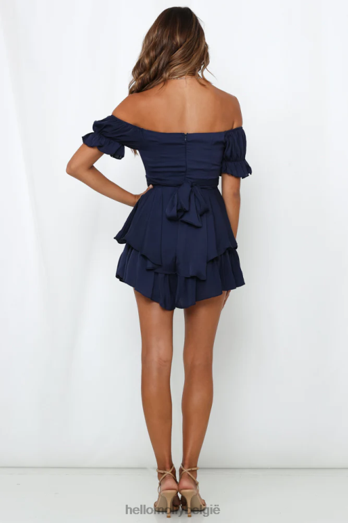 kleding Hello Molly juiste credit romper marine XR2L7853