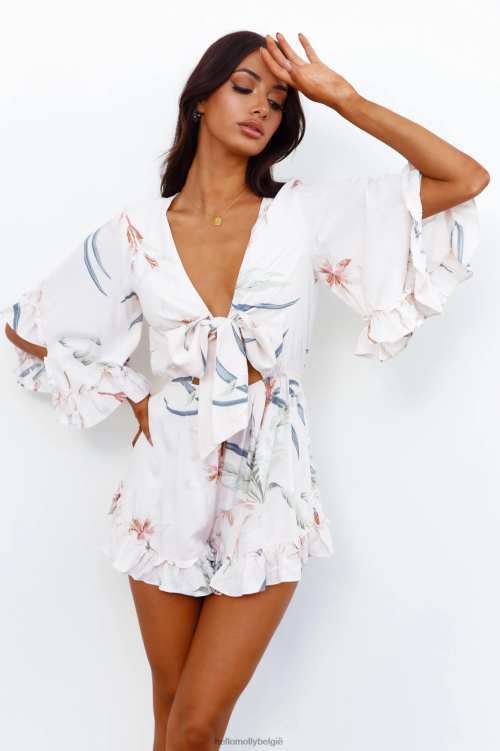 kleding Hello Molly luchtige life romper bloemen XR2L7829