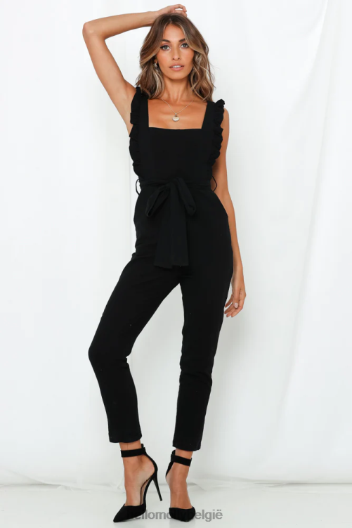 kleding Hello Molly mijn soort nacht jumpsuit zwart XR2L7838