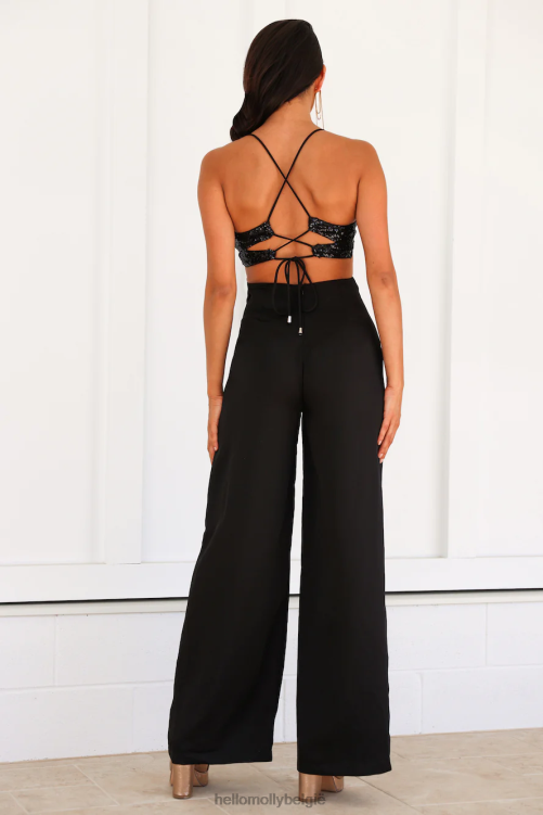 kleding Hello Molly moment to party jumpsuit zwart XR2L7761
