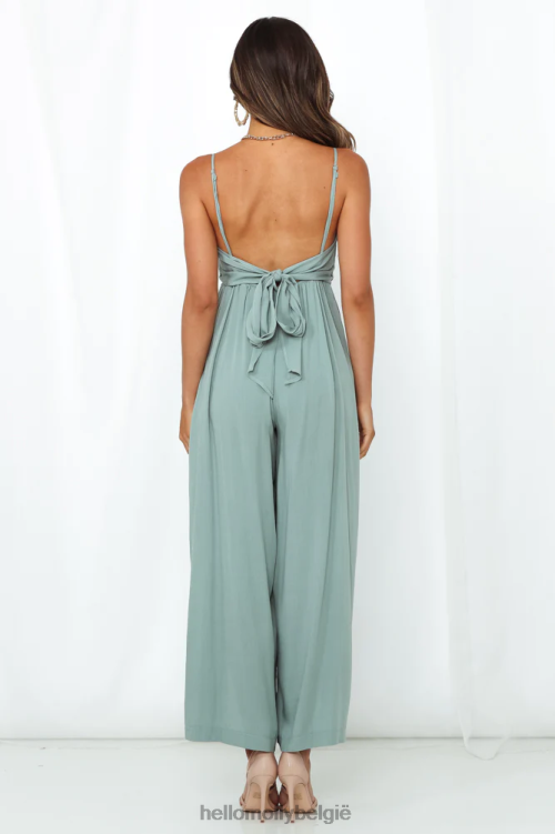 kleding Hello Molly mooie ding jumpsuit groen XR2L7817