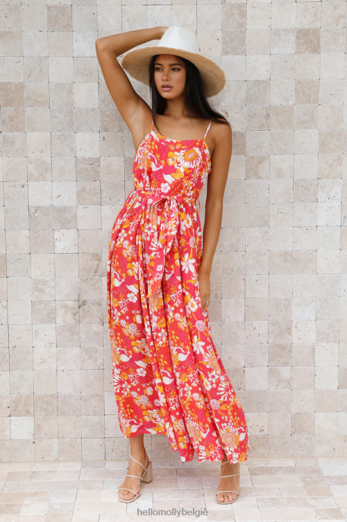 kleding Hello Molly niet iemand om te vergeten jumpsuit met bloemenprint XR2L7772