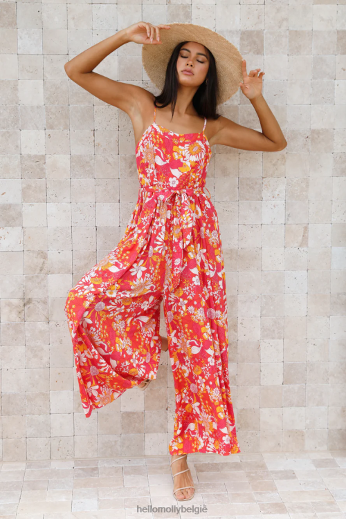 kleding Hello Molly niet iemand om te vergeten jumpsuit met bloemenprint XR2L7772