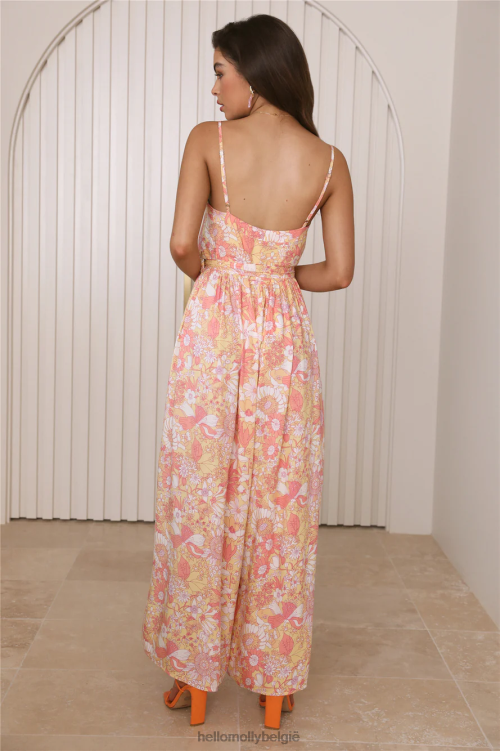 kleding Hello Molly niet om te vergeten jumpsuit roze XR2L7763