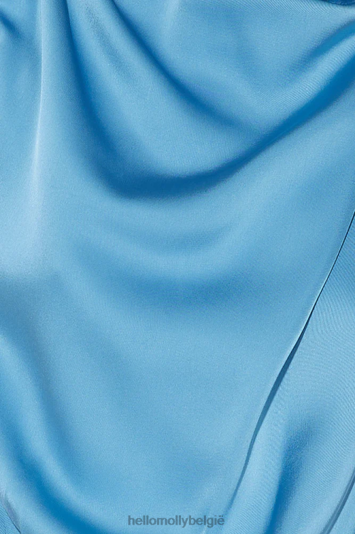 kleding Hello Molly op een drive satijnen romper blauw XR2L7898