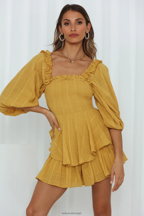 kleding Hello Molly reflect on me romper mosterd XR2L7896