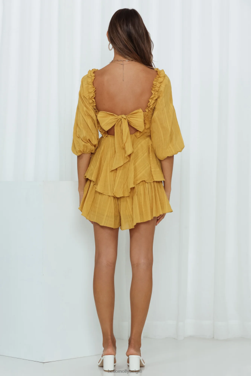 kleding Hello Molly reflect on me romper mosterd XR2L7896