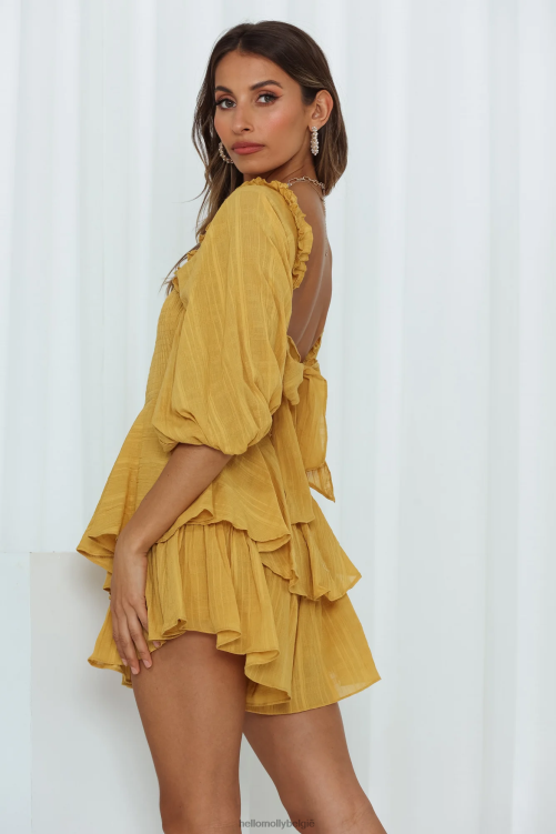 kleding Hello Molly reflect on me romper mosterd XR2L7896