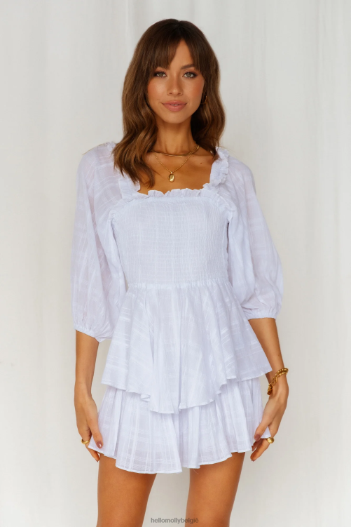 kleding Hello Molly reflect on me romper wit XR2L7835