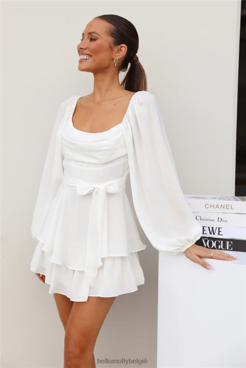 kleding Hello Molly release jezelf rompertje wit XR2L7866