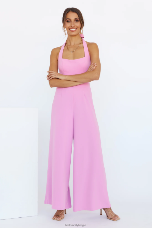 kleding Hello Molly sweet home jumpsuit roze XR2L7869