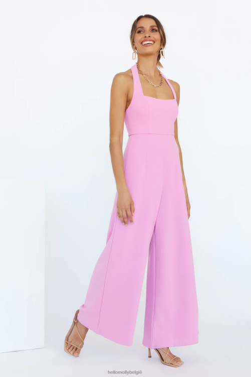 kleding Hello Molly sweet home jumpsuit roze XR2L7869