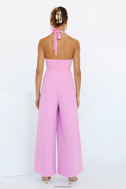 kleding Hello Molly sweet home jumpsuit roze XR2L7869