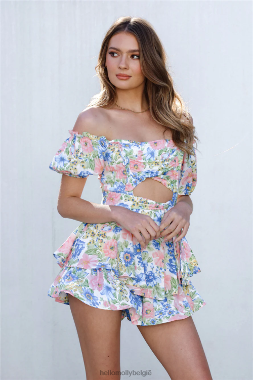 kleding Hello Molly verse pluk romper bloemen XR2L7862