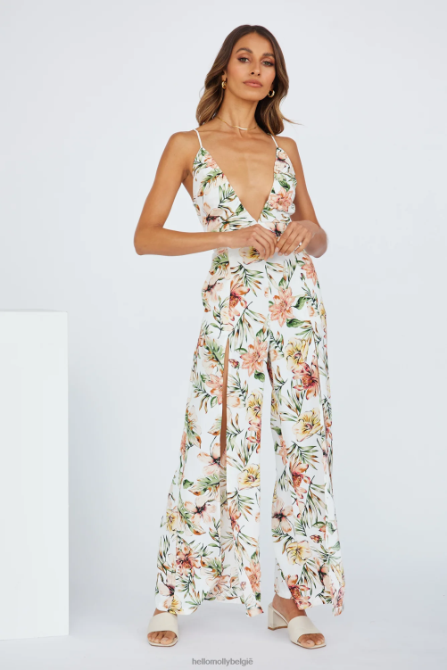 kleding Hello Molly wil je meer jumpsuit wit XR2L7833