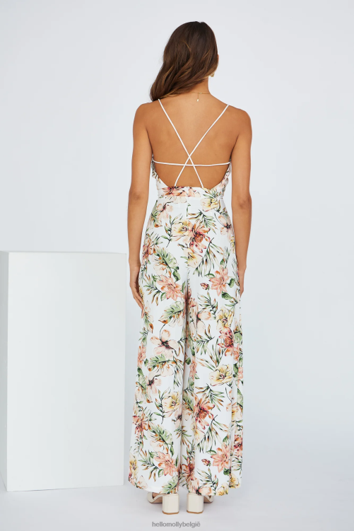kleding Hello Molly wil je meer jumpsuit wit XR2L7833
