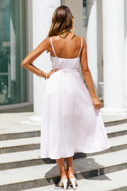 kleding Hello Molly Fuel to my fire midi-jurk licht lila XR2L7553