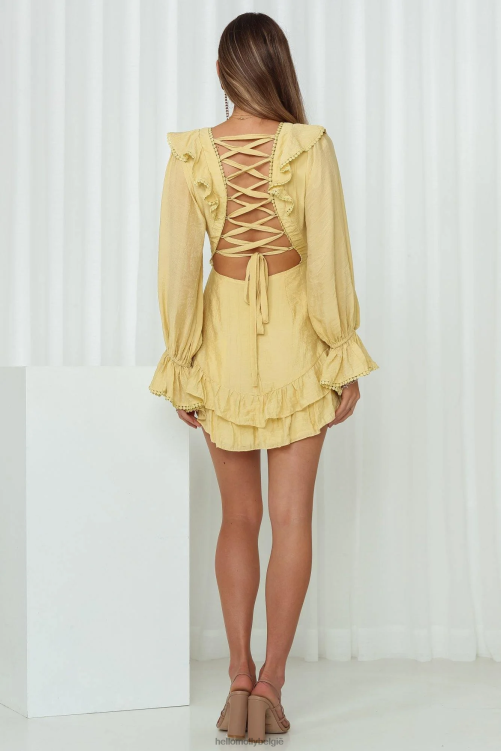 kleding Hello Molly Ik wil je waarschuwen: kleed je geel XR2L7556