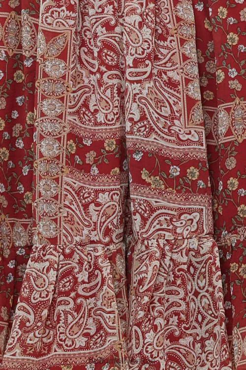 kleding Hello Molly Maribelle jurk bordeaux XR2L7391