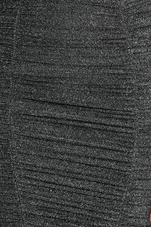 kleding Hello Molly atomic gouden jurkje metallic zwart XR2L7677