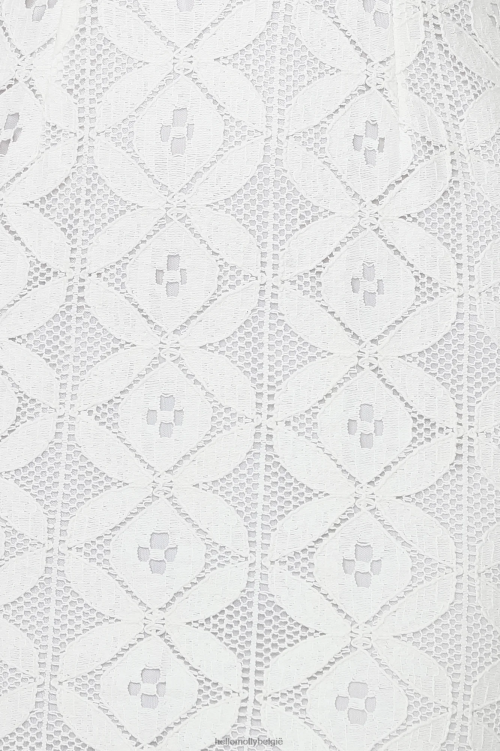 kleding Hello Molly back in the habit midi-jurk wit XR2L7364