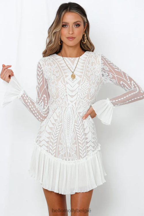 kleding Hello Molly besteed al je tijd aan het wachten op een witte jurk XR2L7154
