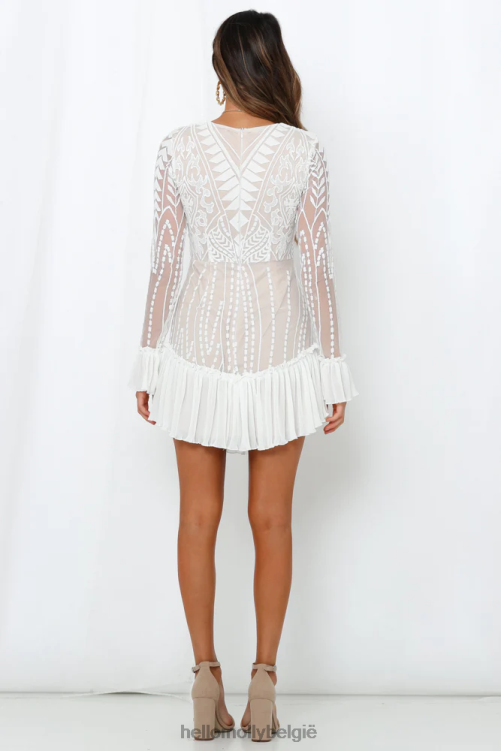 kleding Hello Molly besteed al je tijd aan het wachten op een witte jurk XR2L7154